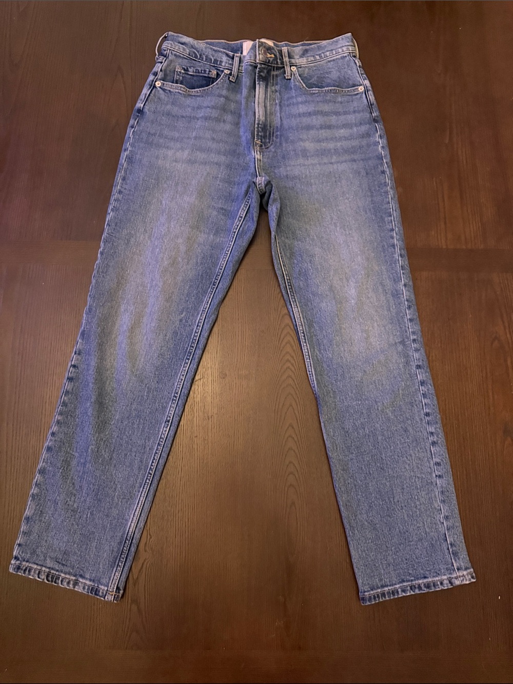 Everlane Original Cheeky Jeans 28 High Rise Straight Leg Organic Cotton